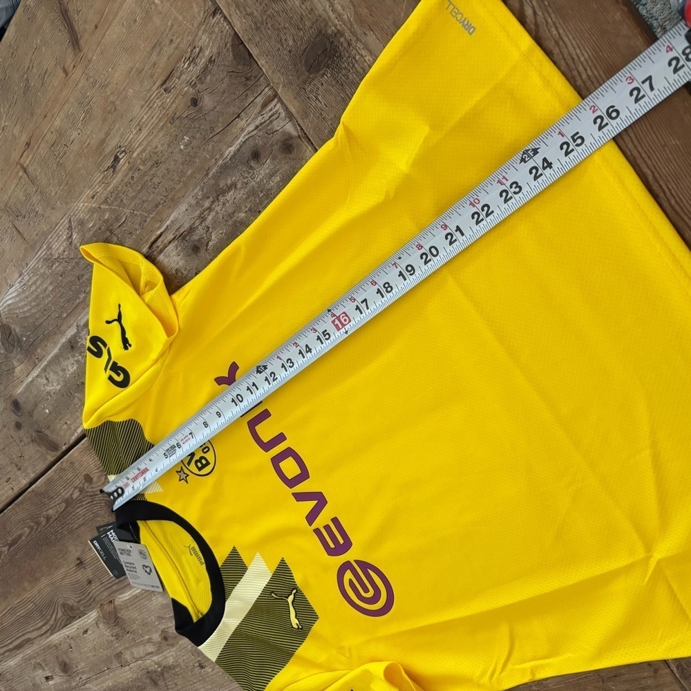 NWT PUMA BORUSSIA DORTMUND 22/23 REPLICA CUP Soccer Jersey - Picture 9 of 14
